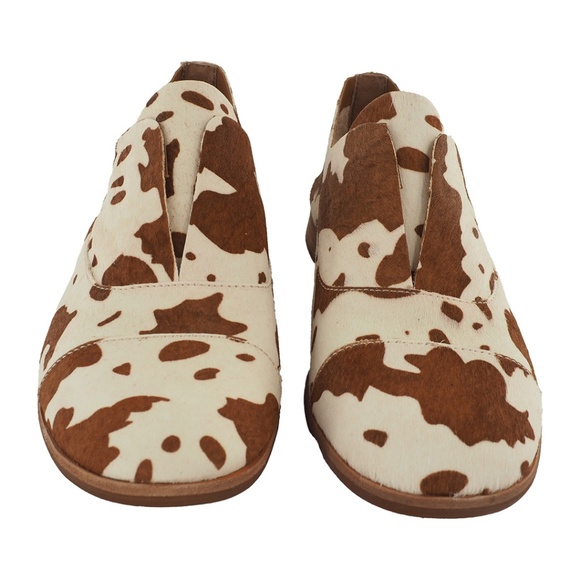 Kork-Ease Nottingham Slip-On Cow Print Oxford Shoes - Picture 7 of 9